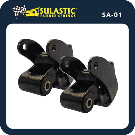 sulasoktc|Sulastic Shock Absorber Shackles for REAR Leaf Spring .